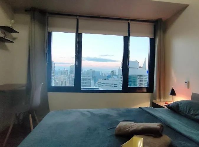 Amazing View Makati Elegant Flat 400mb Internet Appartamento Manila